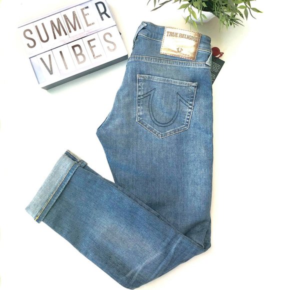 NWT True Religion Liv Low-Rise Jeans - Picture 2 of 10